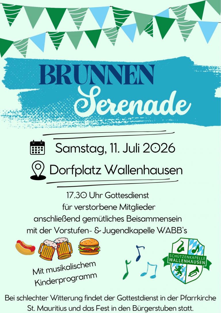 Brunnenserenade Plakat